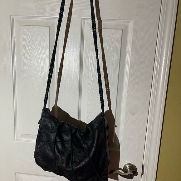 Nixon Soft leather Black Patchwork Hobo shoulder/crossbody medium Bag - Picture 4 of 14